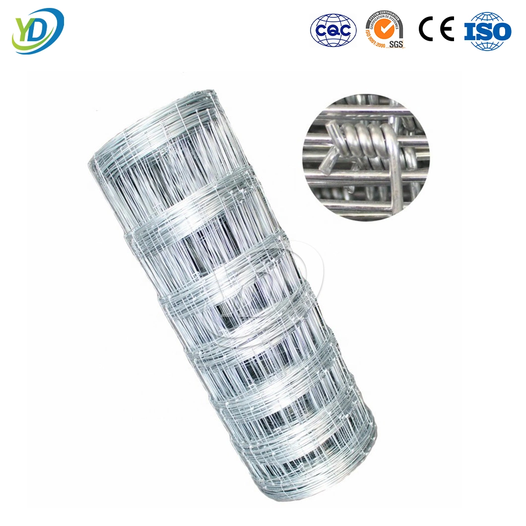 Yeeda Aço Inoxidável Frango cerca de arame China Manufacturing Serviço Pesado Frango Wire Mesh 1m X 2m Farm de PVC branco da Barragem Heavy Bull Fio empurrador de campo