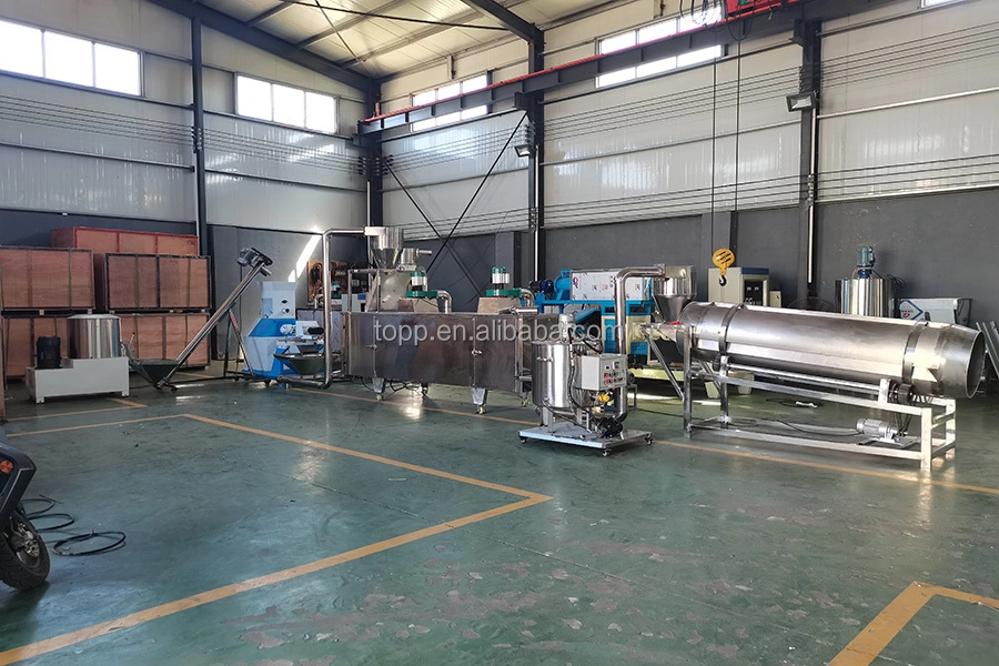 Poultry Feed Pellet Making Floating Fish Feed Mixer Production Line