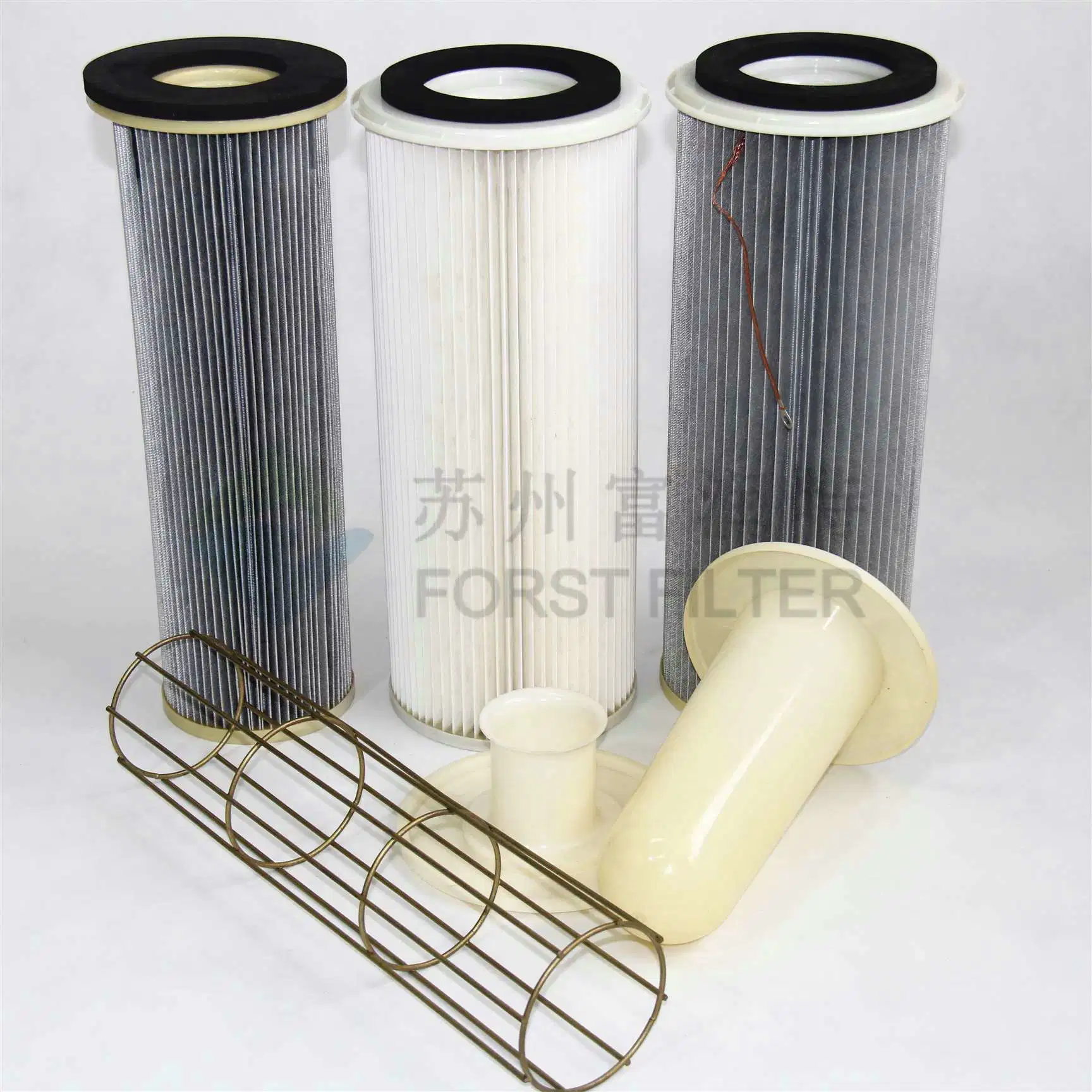 High Efficiency HEPA Pleated Spun Bonded Polyester Cartridge Industrial Filter