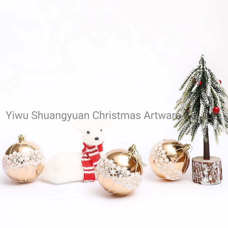 New Design High Sales Christmas Shiny Painted Ball for Holiday Wedding Party Decoration Supplies Hook Ornament Craft Gifts