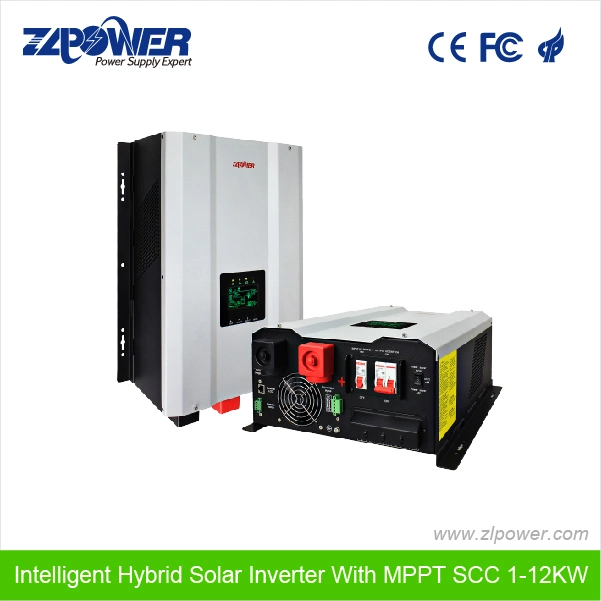 8000W 10kw 12kw MPPT Scc Onda senoidal pura inversor inversor Cargador Solar Híbrido