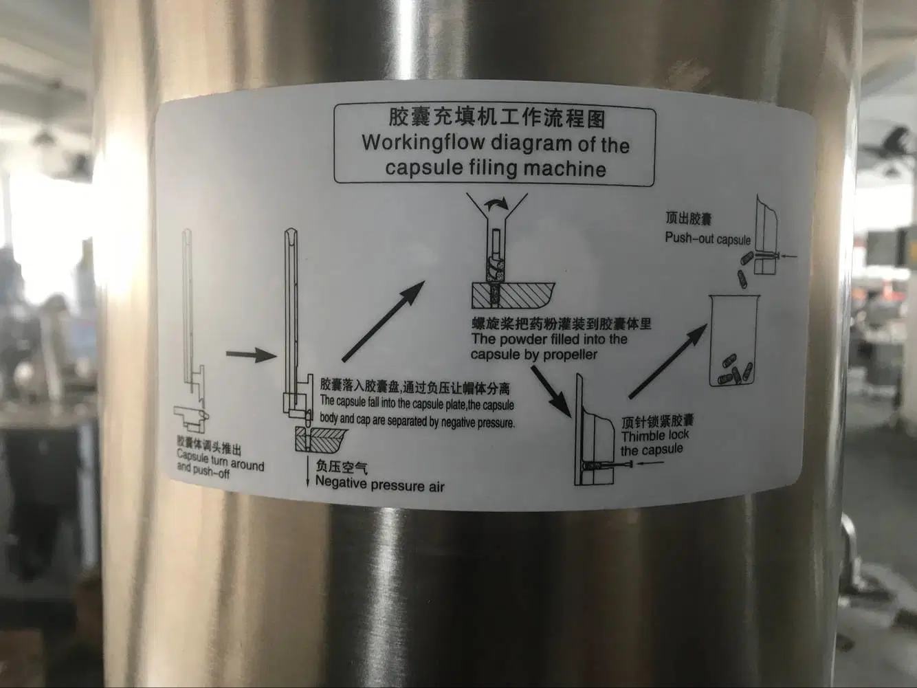 Máquina de limado de cápsulas semiautomáticas de alta calidad