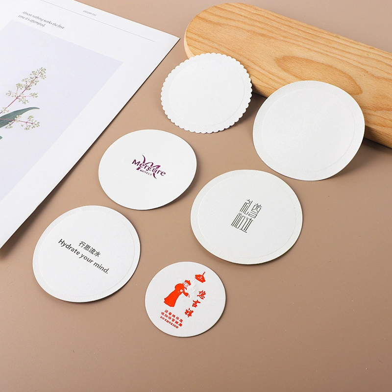 Practical Custom Disposable Refresh Paper Coasters