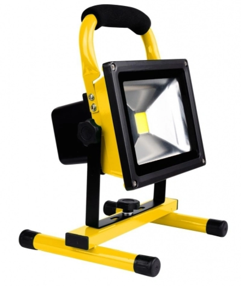 Cargador DC impermeable+Cargador de coche 10W 20W 30W 50W 100W 150W 200W 4/8 horas de tiempo de trabajo con protección IP65 LED de luz de trabajo con lámpara de proyector COB 6500K