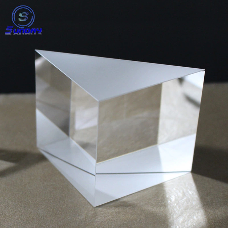 Optical Right Angle Prism with Aluminium on Angular Surface