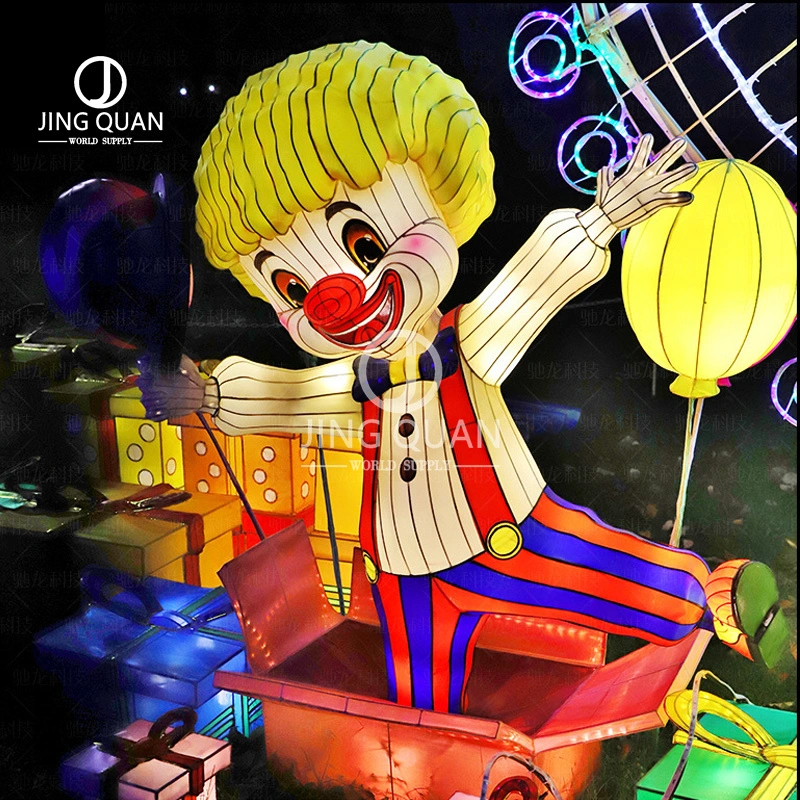 Motivo de luzes festivas do Joker luz Halloween tradicional Festival Lanterna personalizada Holidays Carnival Lantern