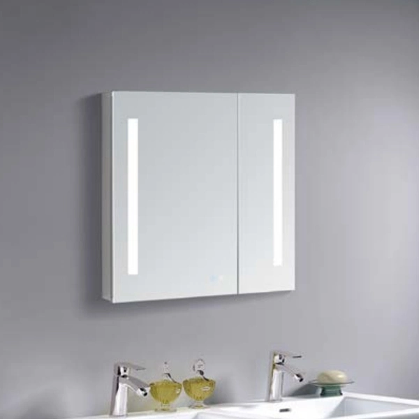 Wholesale/Supplier Price Aluminum MDF Material LED Mirror Bathroom Vanity Lighted Cabinet Sanitary Ware Furniture