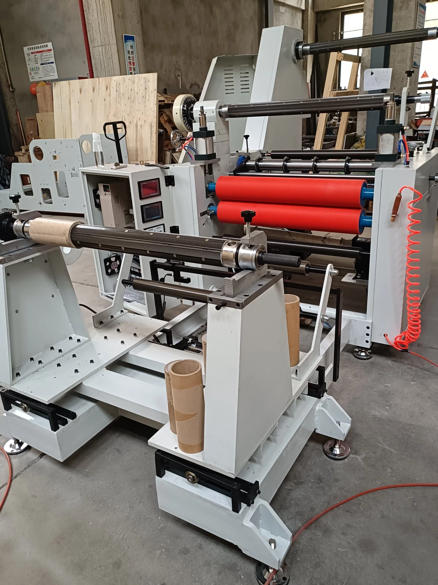 Large Format Film Slitting Machine for PVC Film