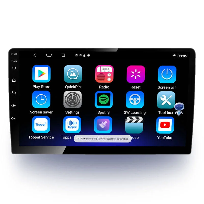 Ecrã Android de 9 polegadas sistema de navegação para automóvel sistema de áudio Android Sistema de rádio DVD Videoandroid Car Stereo Video Player