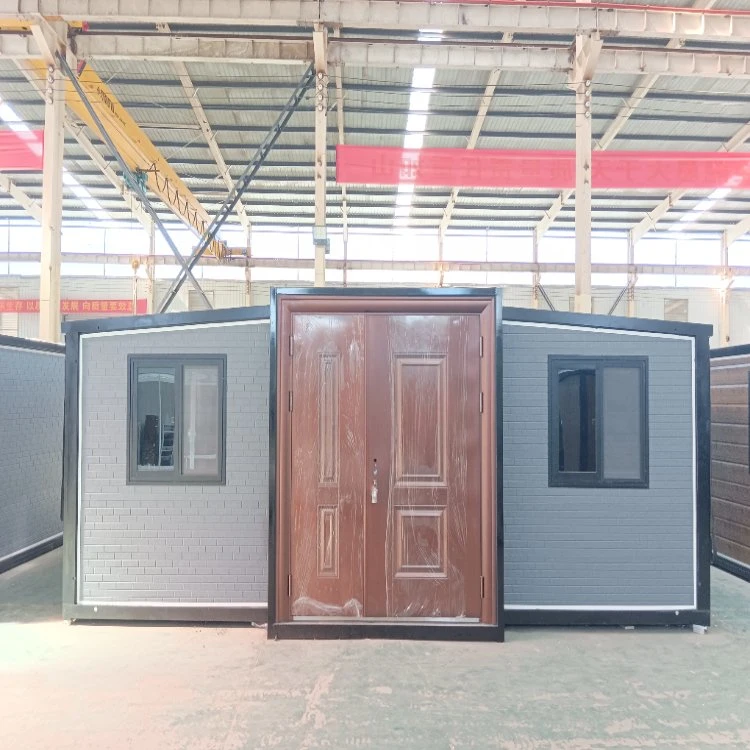 20FT Low Cost Double Wings Packaging Box Light Steel Mobile Panel Houses Container House Home Granny Flat Tiny House