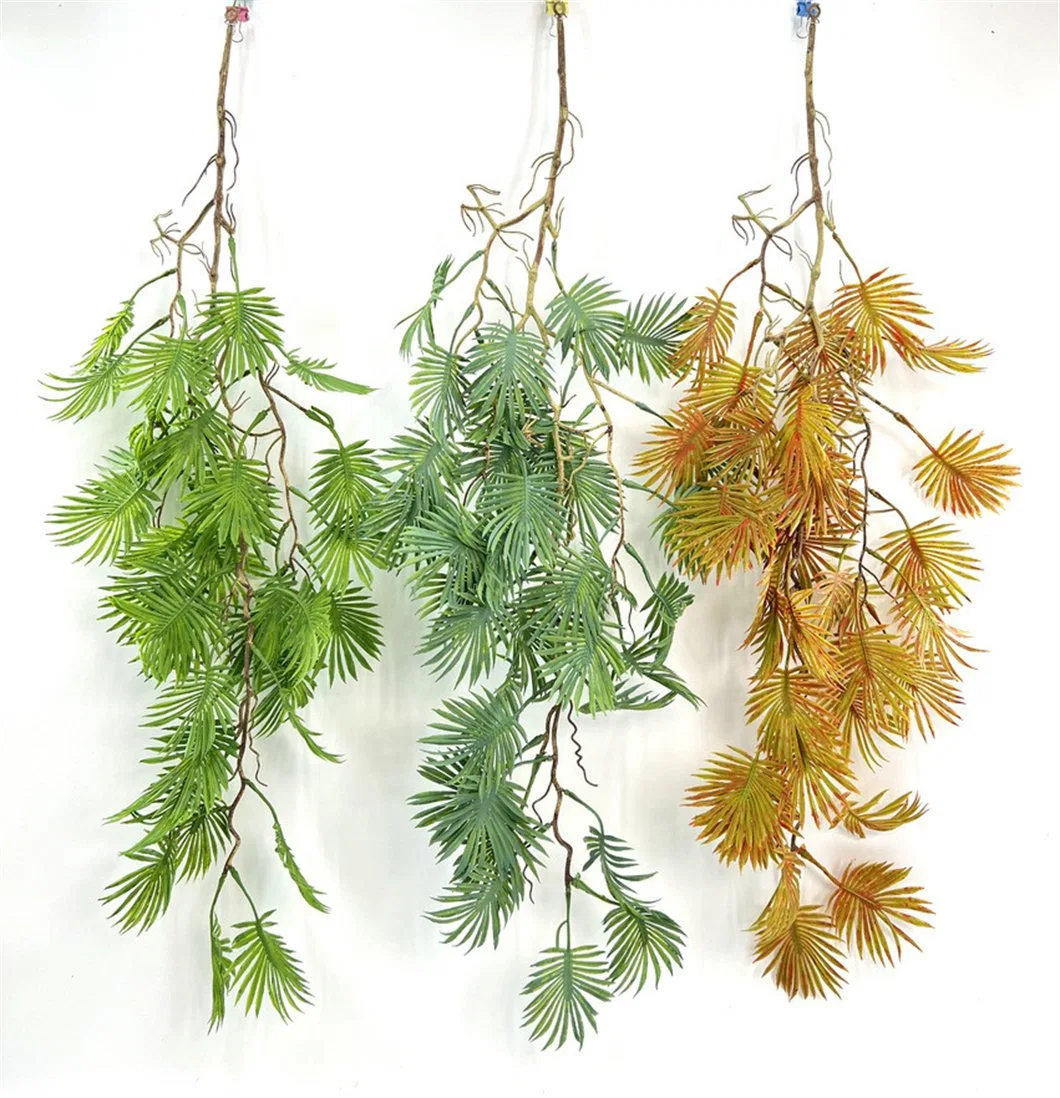 Artificial Fern Foliage Willow Rattan Faux IVY Leaves Vines Wall Hanging Plant