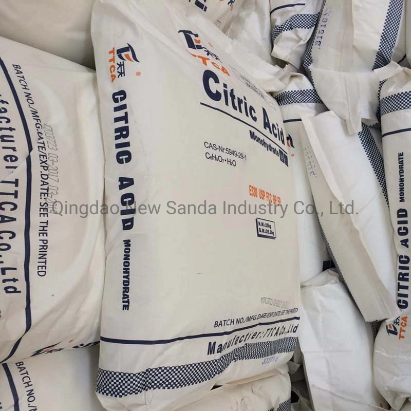 Food Grade 8-40 Mesh 99.5-100.5% Citric Acid Monohydrate