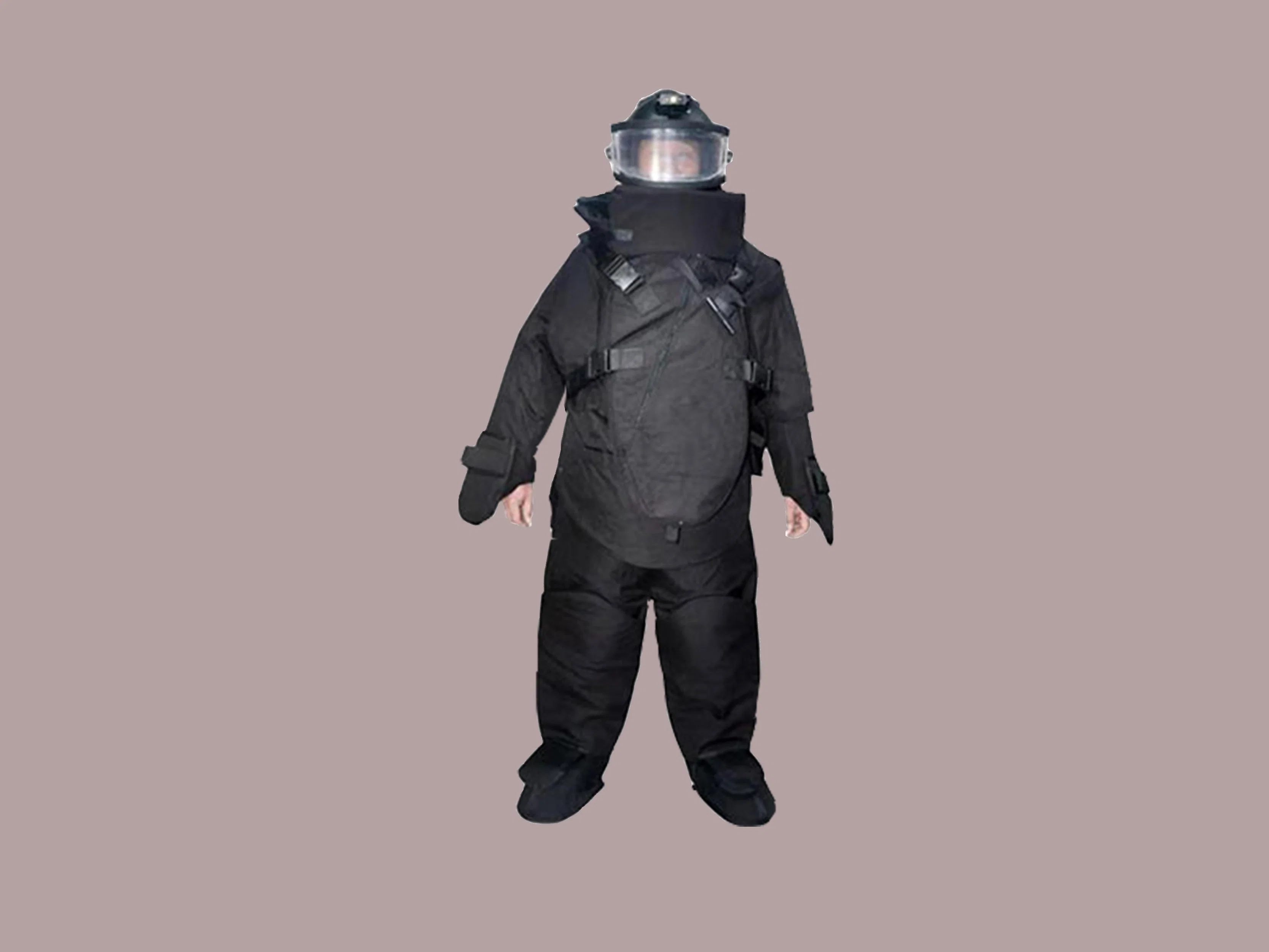 RB-Pbf01 buena calidad EOD Explosive Disposal Black Disposal Bomb Suit Traje de seguridad