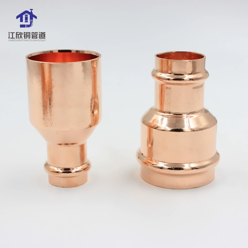 Copper Press Coupling Elbow Tee Sanitary Plumbing Water/Gas Pipe Fitting