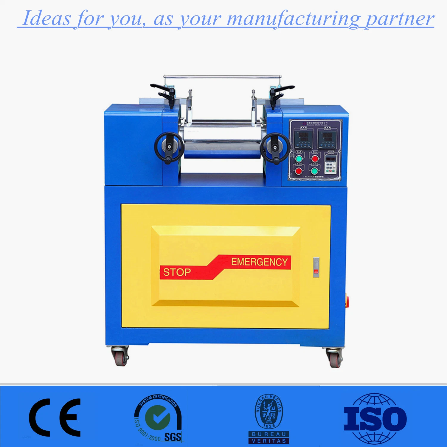 Two Roll Mill for Plastic and Rubber with Lab Use