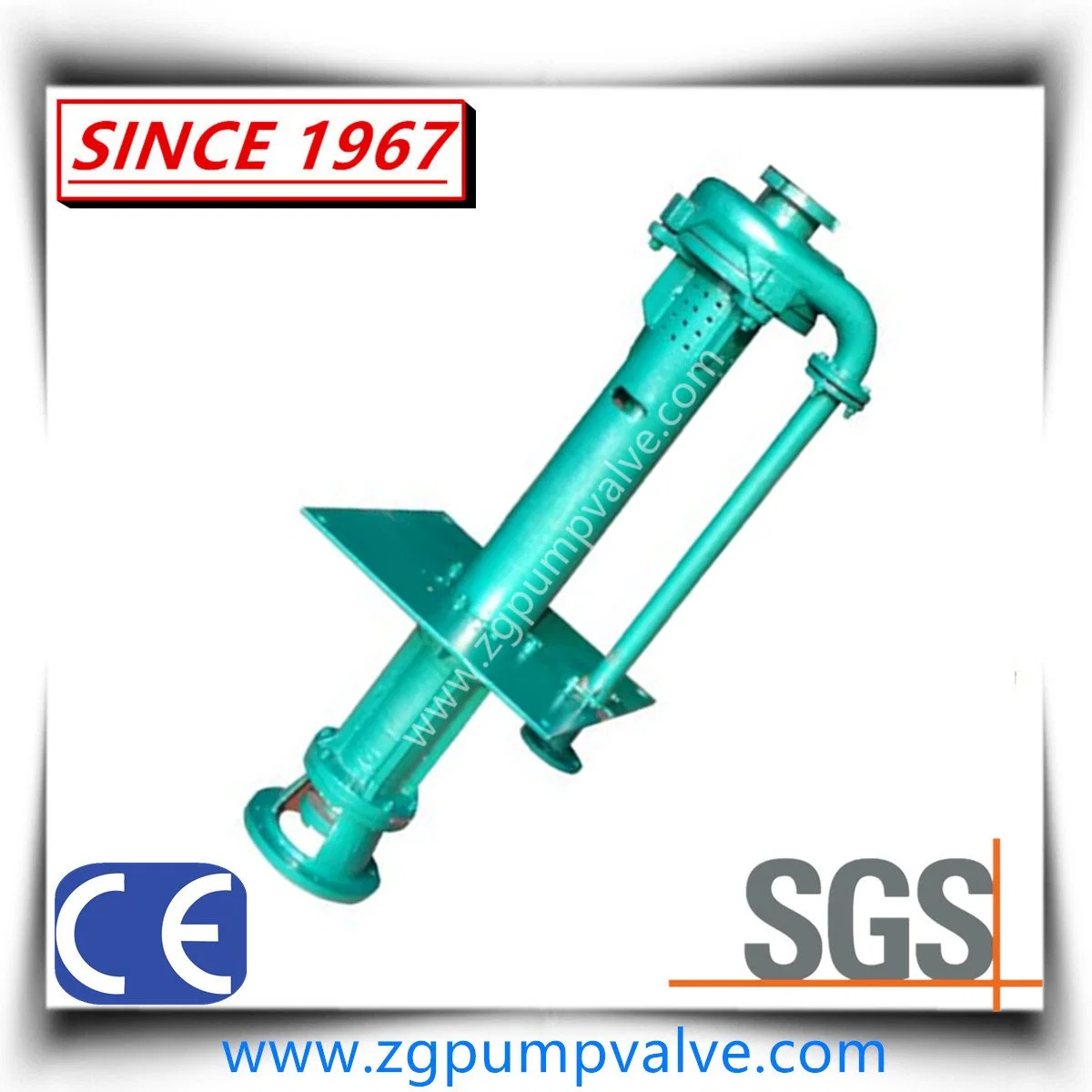 Vertical Centrifugal Chemical Submerged Pump of Single Stage, End Suction for Acid-Making Industry