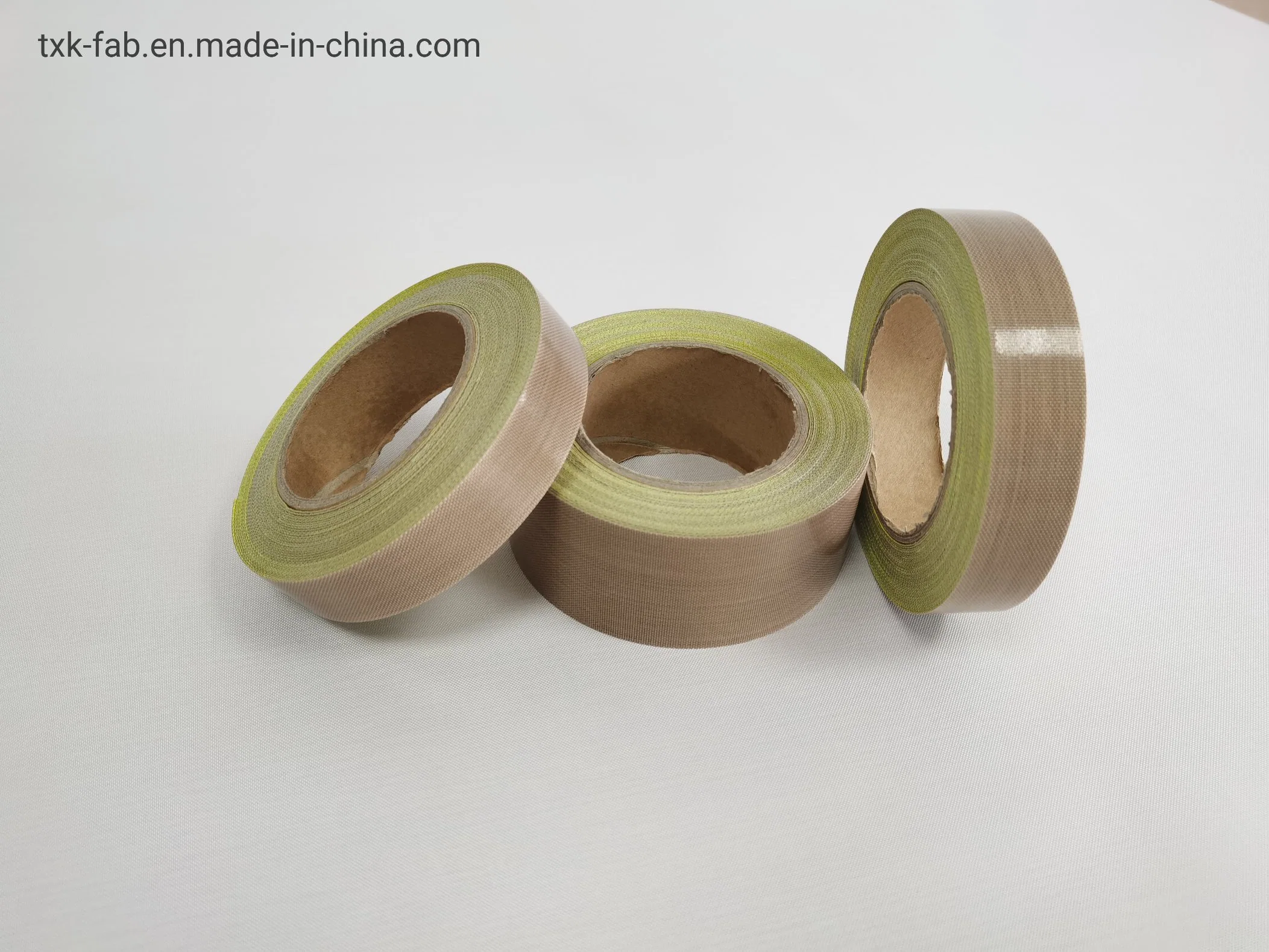 Heat Resistant PTFE Fiberglass Fabric Cloth Adhesive Tape with Release Liner