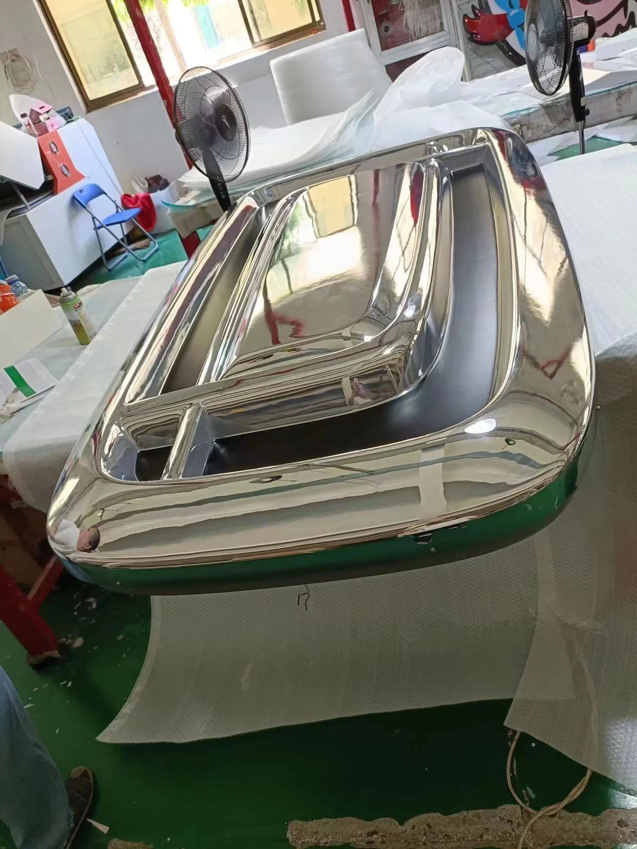 Epoxy Resin Chromed Car Logo Byd Name Sign