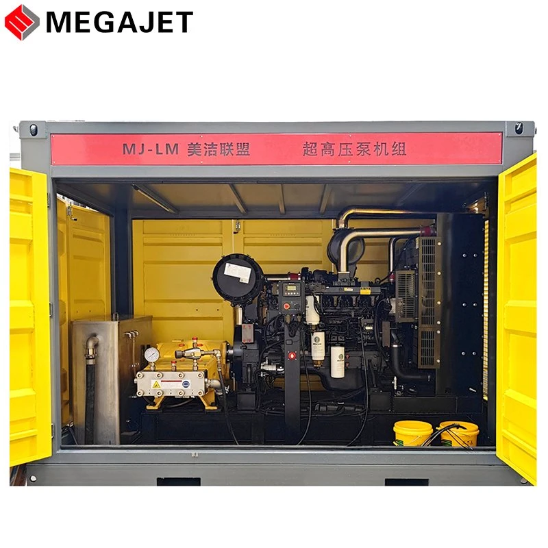 140MPa 70L/Min High Pressure Water Cleaning Machine for Petrochemical Industry