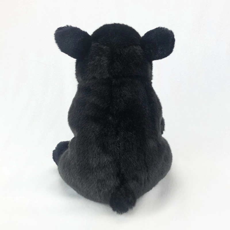 20cm Soft Furry Plush Teddy Wild Toy Lovely Black Bear Stuffed Animal