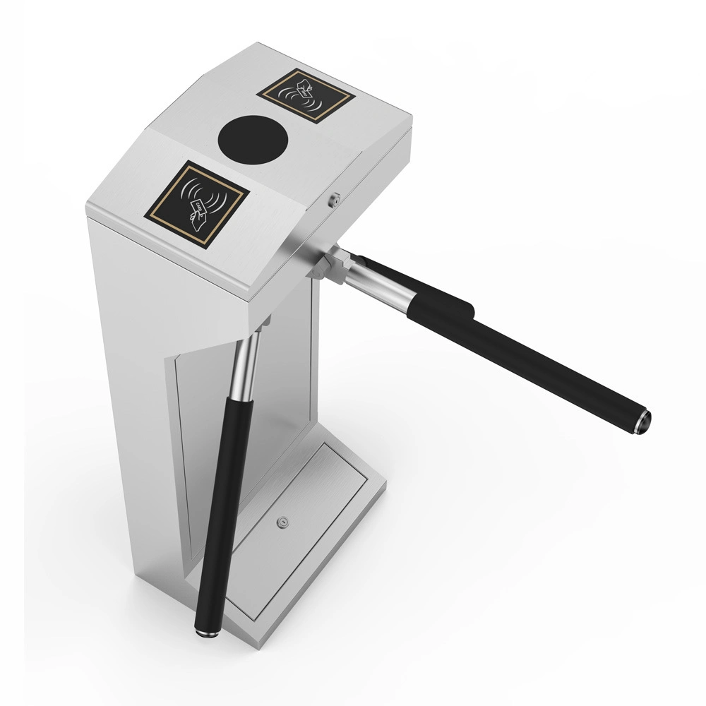 Fitness Gym Entrance Slim Tripod Turnstiles Biometric Facial and Button Control Security Turnstiles