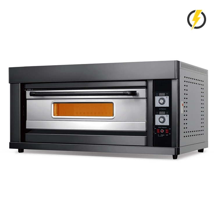 High-Temperature Stainless Steel All Glass Windows Commercial Kitchen Deck Oven