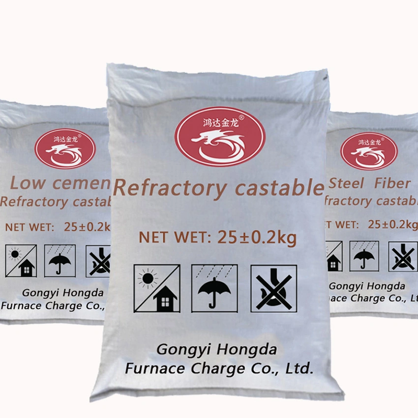 Castable Material Concrete High Refractories Cement Supplier Castable Powder Material