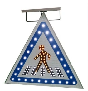 Aluminum High quality/High cost performance  Solar Powered Outdoor Traffic Sign