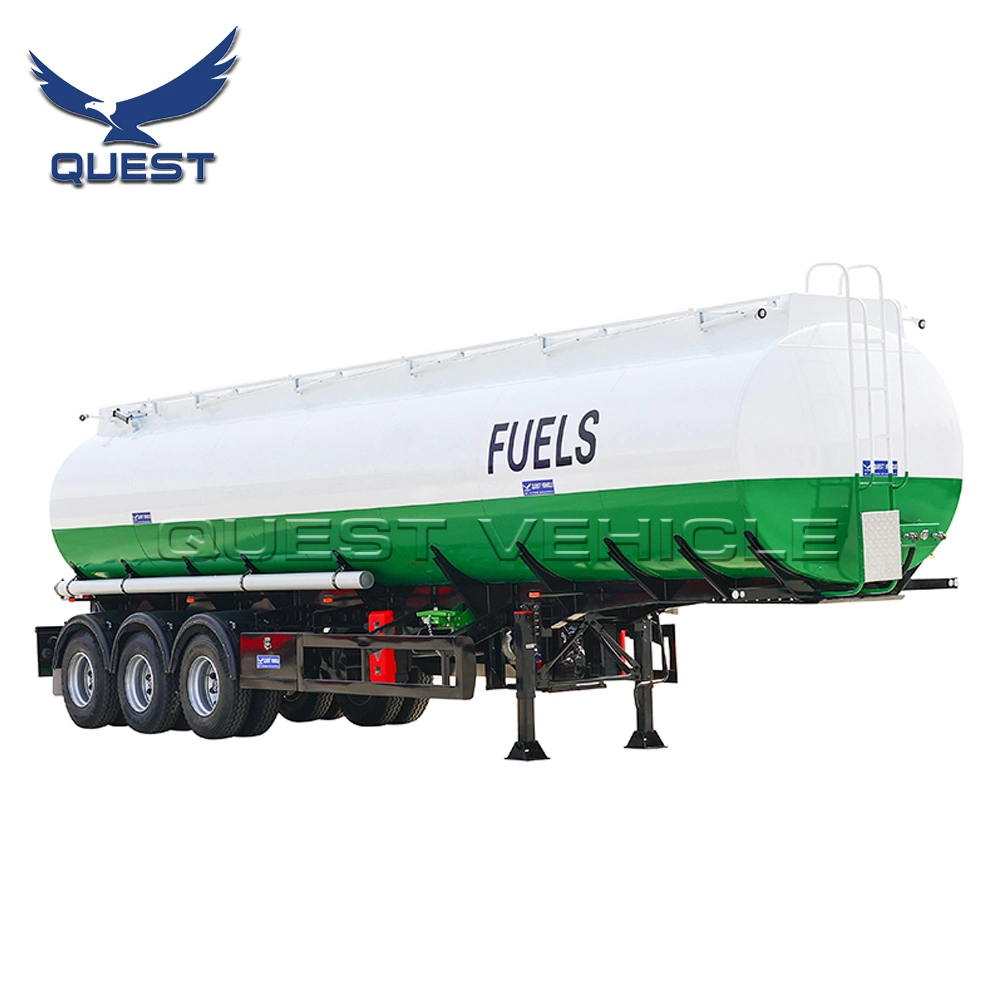 3 Axles 40000L 45000liter 54000liters Petrol Oil Tanker Fuel Tank Semi Trailer for Sale