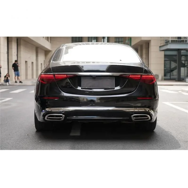 W221 actualización a W223 kit de carrocería para Benz W221 clase S. A W223 Maybach Car Bumpers capó del motor Fender Lights Car Tapa del maletero del espejo