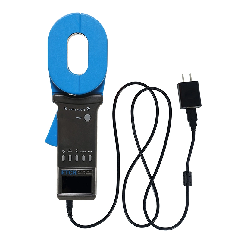 Multifunctional Clamp Grounding Resistance Instrument 0.010~1500ohm Leakage Current Meter 0.00mA~40.0A