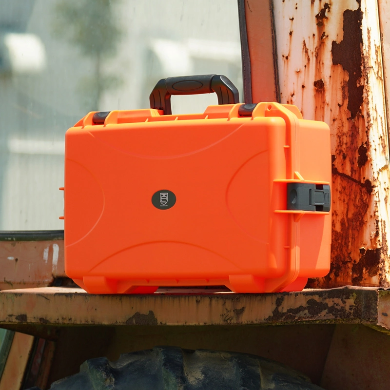 Waterproof Hard Plastic Protective Case for Outdoor Sport in Emergency Orange