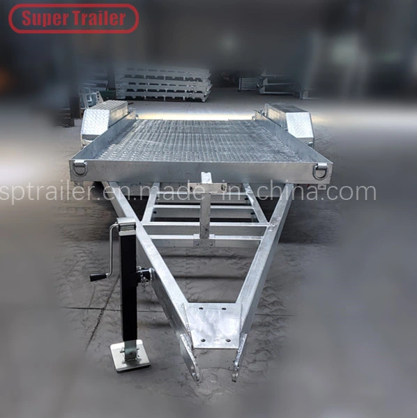 Durable and Galvanized Tandem Axle Plant Trailer