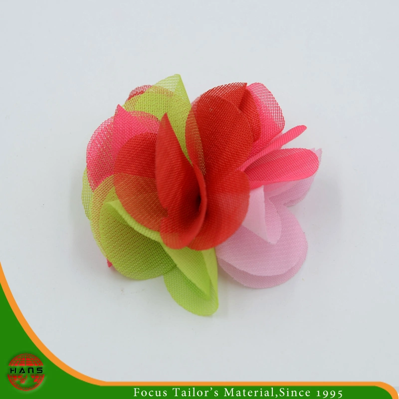 Hans Made in China Bright Color 100% Polyester Flowers for Decoration