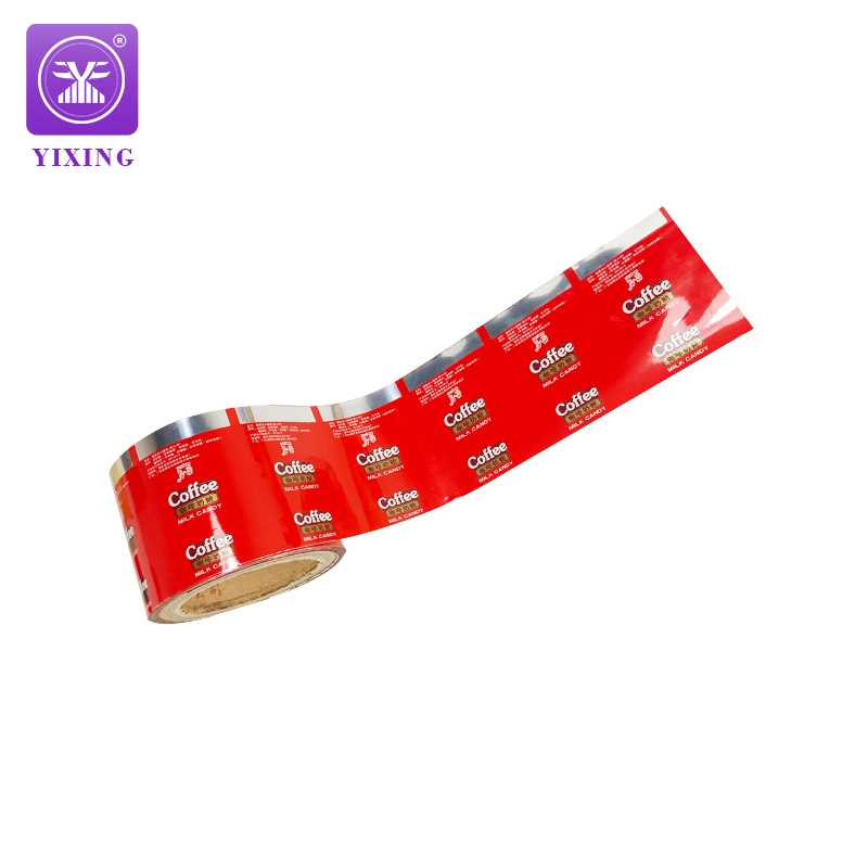 Automatic Food Grade Plastic Laminated Aluminum Foil Film for Candy Chocolate Packaging
