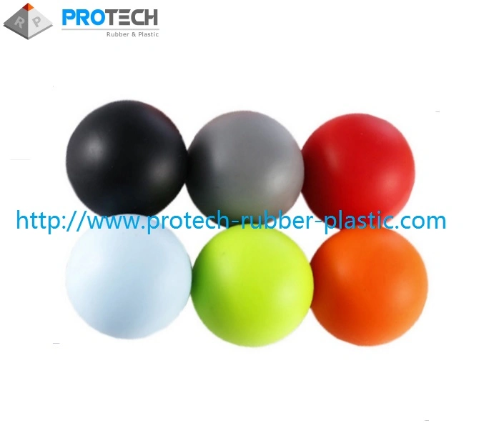 Custom Black Matte Solid Rubber Ball/Hemispheres for Sealing