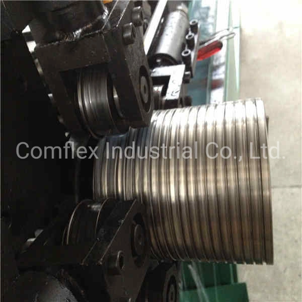 DN38-150mm Exhaust Pipe / Bellow Interlock Hose Forming Machine