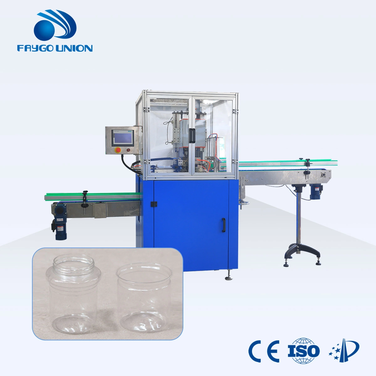 2023 New Design Automatic Pet PE PP Bottle Can Neck Flat Cutter Plastic Bottles Mouth Drum Container Cutting Machine Grinding Without Burrs Factory Price