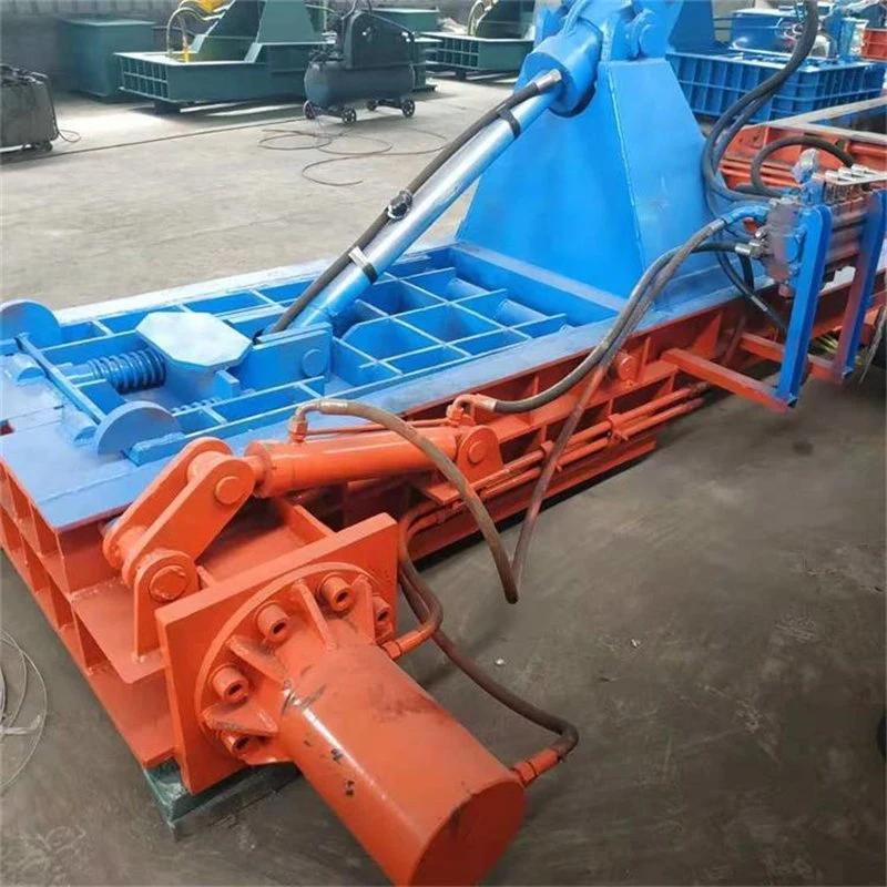 Diesel Generator Hydraulic Briquette Machine Metal Scrap Baler with Remote Control