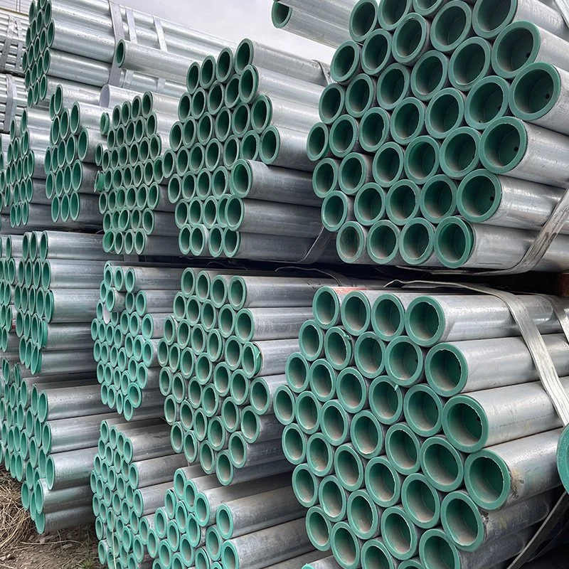 Sch 40 BS1387 Construction Materials 100mm ERW Welded Pipe Steel Tubing Price Galvanized Pipe