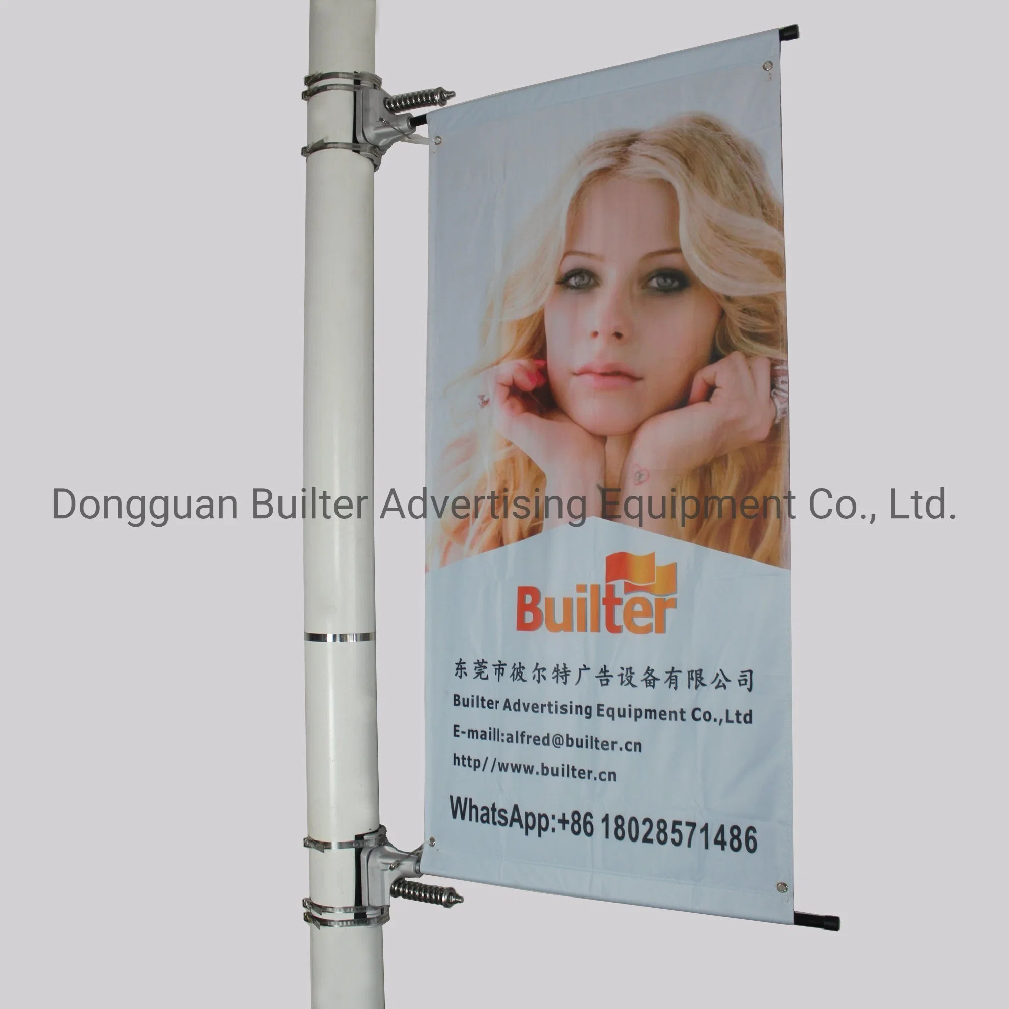 Metal Street Pole Advertising Display Hanger (BT-BS-075)