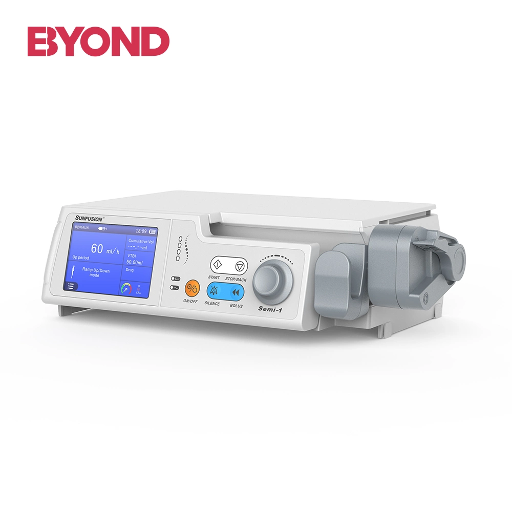 Byond High Quality Factory Price Single Portable Auto High Pressure Medical Electric Veterinary Wholesale Prefilled Injector Infusion Syringe Pump with CE