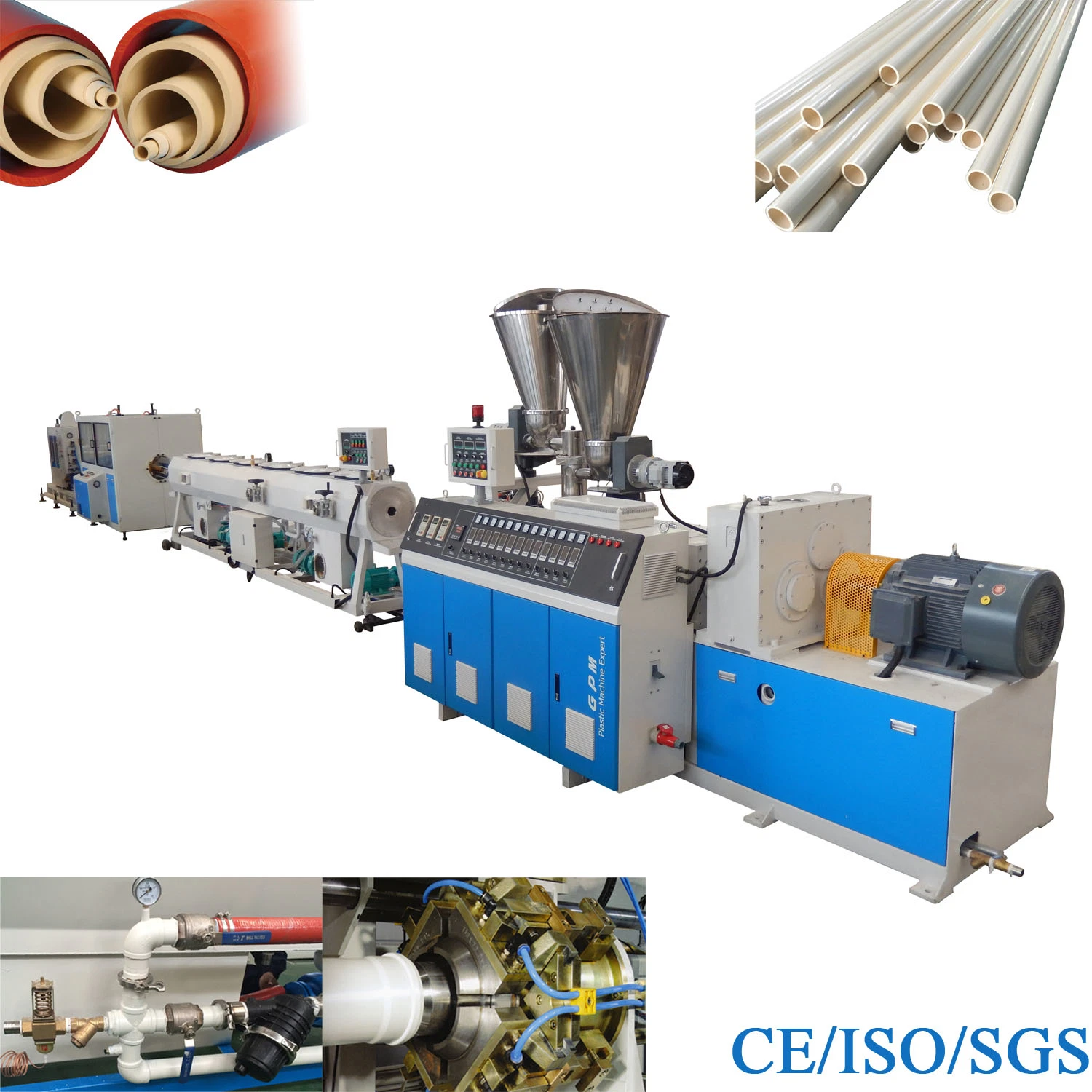 UPVC Water Supply Pipes Extrusion Line
