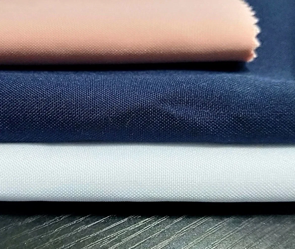 قماش البولي إستر Minimatt Fabric، سترة عمل من نوع عادي من الجابردين، 100%