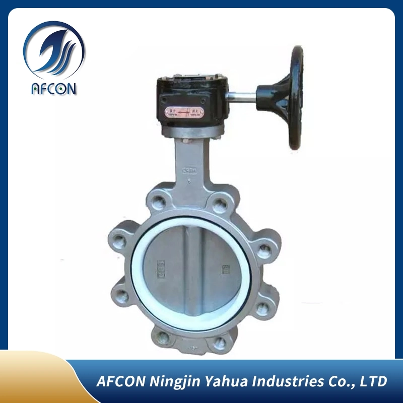 Custom Ductile Iron / Cast Iron Wafer Butterfly Valve