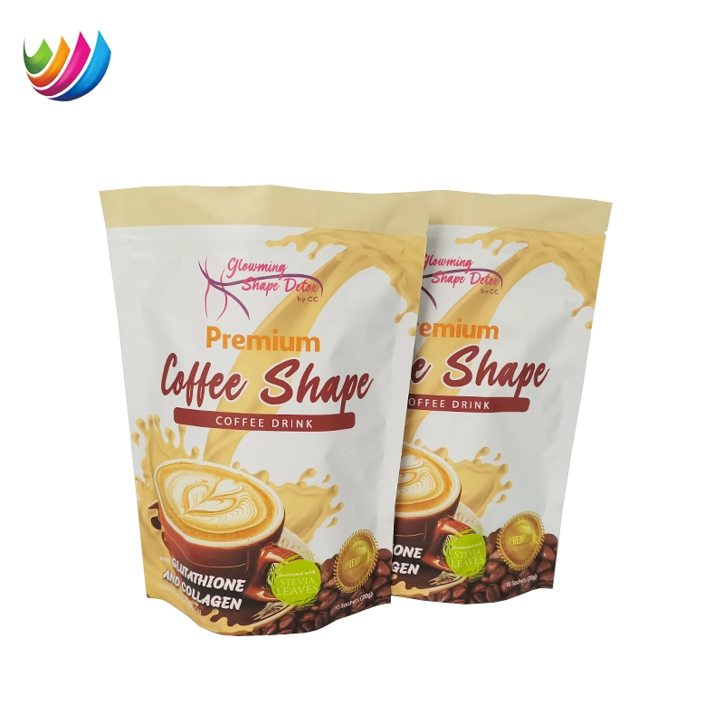 Customied Printing Coffee Drink Food Coffee Bag Stand up Packaging