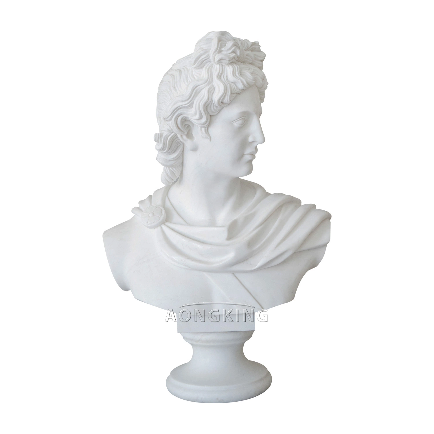 Greek Aphrodite Marble Garden Bust