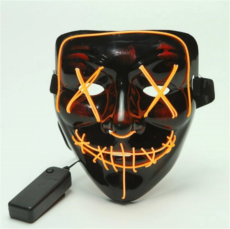 New Headwear LED Luminous Mask Halloween Mask Ghost Face