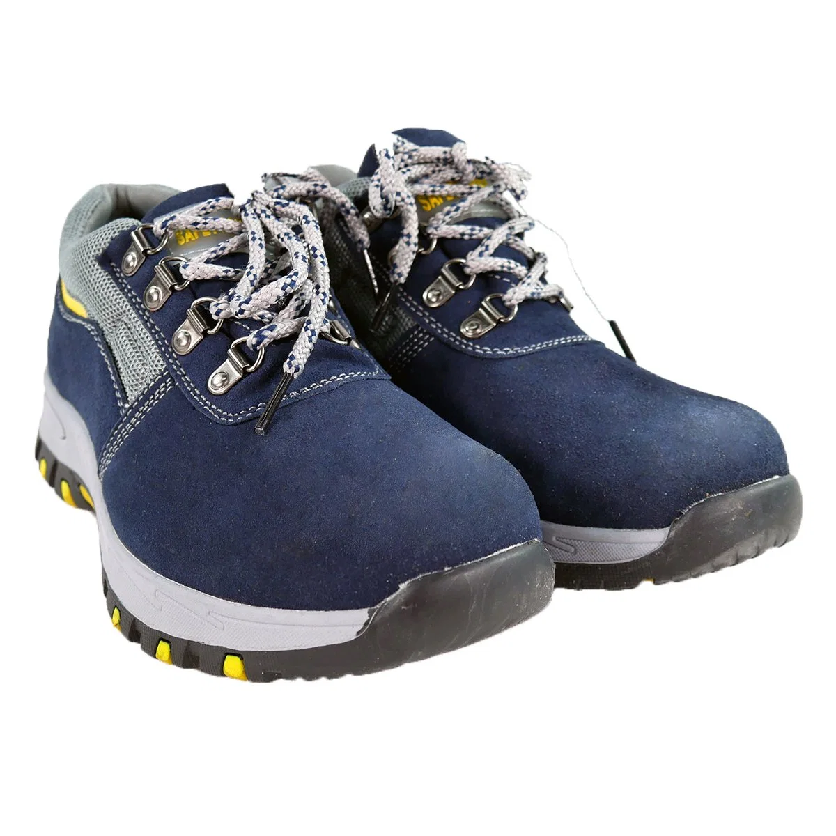 2023 Year Hot Sale Blue Suede Cow Hide Steel Toe Cowhells Sole High quality/High cost performance  Low Price Durable Wear for Worker Safety Shoes