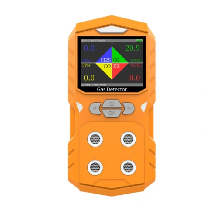 Alarma de Gas de la industria Ex S2 H2s CO 4 en el detector de fugas de gas